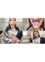 旭メイサ(あさひめいさ) - 【個人撮影】旭メイサの舌ブラシで「汚舌苔」採取 サンプル画像