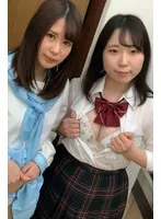 セーラー服の痴女2人組が同時オナニー！！言葉責めのSEXが止まらない サンプル画像