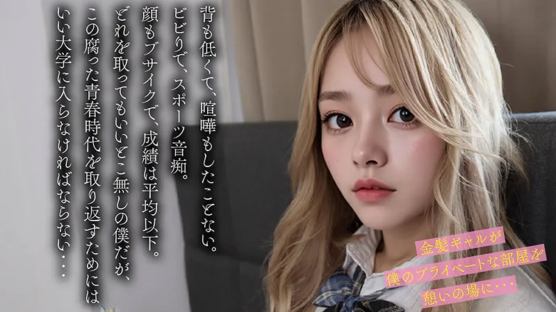 【AI同人】入り浸りギャルとモテない僕ら サンプル画像 3