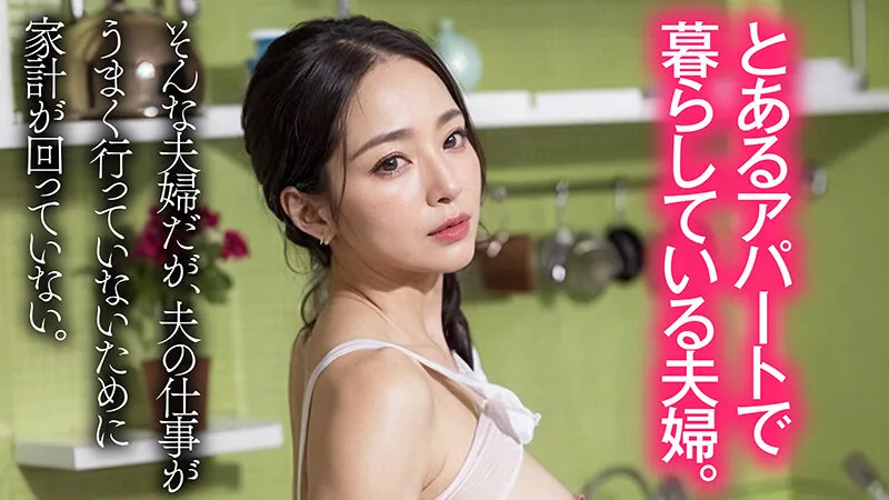 【AI同人】愛する巨乳妻は家計のため隣人の相手をする裏バイトをしています【人妻NTR】 サンプル画像 3