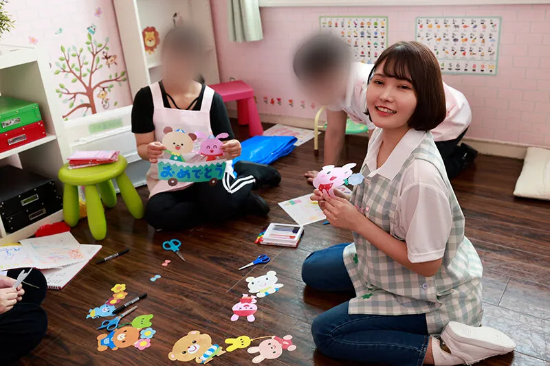 【職場でヤレる女】 保育士の後輩は笑顔でイチャフェラしてくるスケベな女 つかさ 23歳 藤野つかさ サンプル画像 1