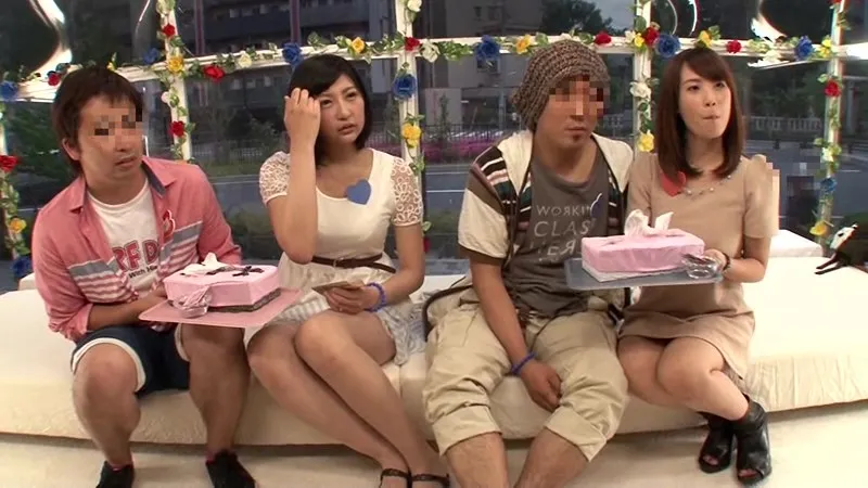 顔出し！！女子大生限定 マジックミラー号 寝取り！嫉妬！羞恥からの興奮と快感！！Wデート中の大学生カップル◆ 初めての同室スワッピング！！ in池袋 サンプル画像 14