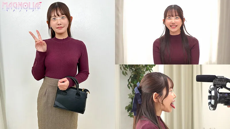 『唇美人な女子大生限定！！お口の中身を当ててみて？』笑顔が眩しいきゃわたんJDが目隠しして色んな物を食感テイスティング…突然現れたデカチンに大興奮しながら下のお口でもジュボジュボおチ○ポを頂いて腰振りが止まらない♪【街角素人モニタリング♯あきほ♯22歳】 サンプル画像 1