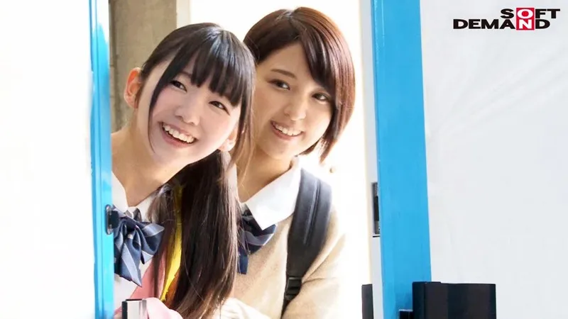 ゆうみちゃん（18）みゆちゃん（18）女子○生 マジックミラー号 仲良く2人、膣内洗浄でオマ○コを綺麗に。本当に綺麗になっているか、チ○コを挿入して感度チェックしてみました！ サンプル画像 14