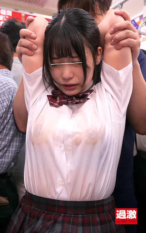 巨乳J○痴●電車 発育した胸を変態性癖で犯しまくれ！ サンプル画像 5