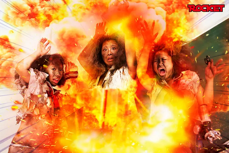 無様エロ再び！裸より恥ずかしい爆発黒焦げ女 パート2 理科の実験完全版 サンプル画像 9