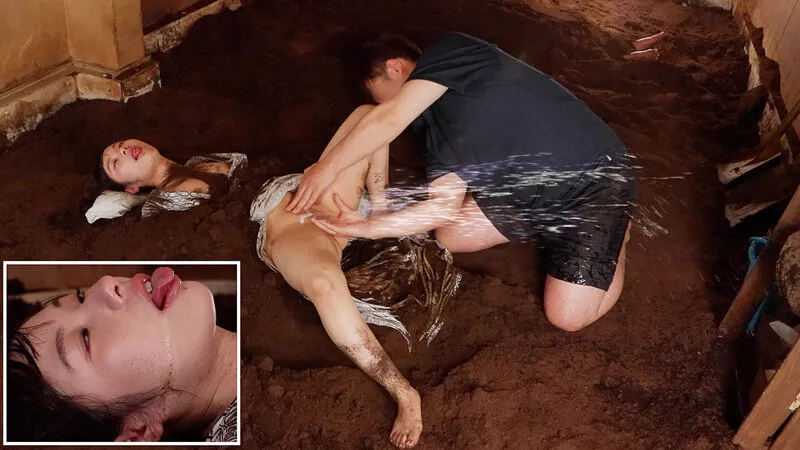 美人CA（既婚者）限定 砂風呂に埋まって身動きできない〇淫NTR拘束マッサージ 横が見えない状態で、隣に夫が居るのにイッてもイッても止めずに絶頂させ続けた女の「サイレント絶叫」 サンプル画像 15