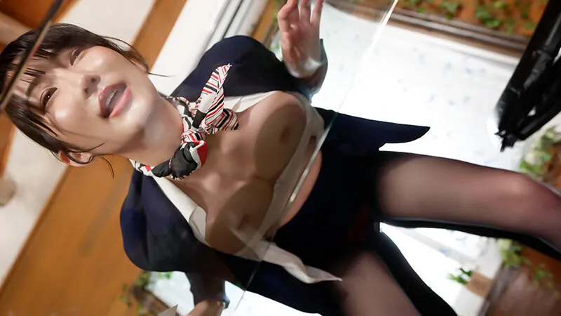 新米 CA さん固定バイブ超過激リポート！3 アナウンス原稿を読み切ることができた100 万円！断念したらガニ股黒パンストに即ズボ罰ゲーム みほさん（23歳）CA歴1年目 サンプル画像 5