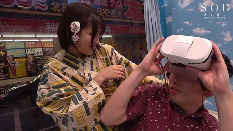 地元にマジックミラー号が来てロケをやっていたのでのぞきにいってみるとなんとそこには憧れの唯井まひろちゃんが！？ 突然大好きなAV女優と2人きり！ハッピーサプライズ童貞筆下ろしSP サンプル画像 12