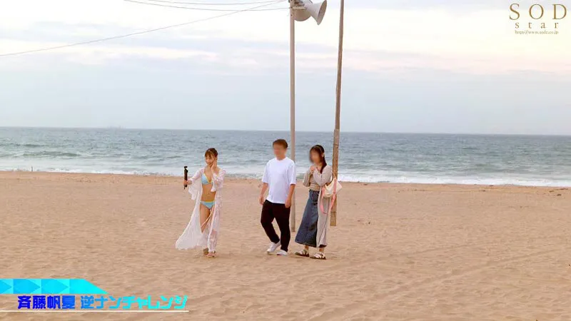 連れ込みマジックミラー号 逆ナンチャレンジ 斉藤帆夏 サンプル画像 12