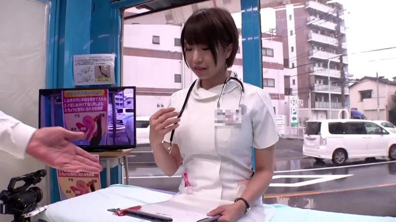 ナース中出しあんり。白衣の天使を騙してアナルVスポット指ズボッ！なし崩しに膣内デカチンデカチンナマ中出しSEX！撮って出しマジックミラー号 サンプル画像 2