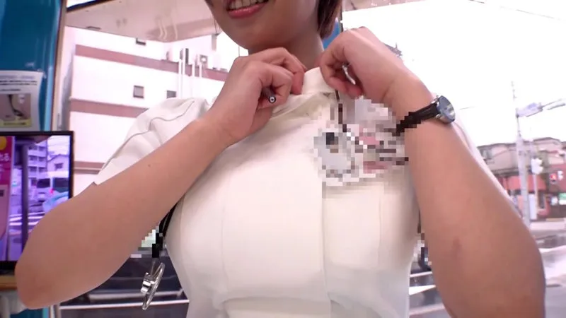 ナース中出しあんり。白衣の天使を騙してアナルVスポット指ズボッ！なし崩しに膣内デカチンデカチンナマ中出しSEX！撮って出しマジックミラー号 サンプル画像 3