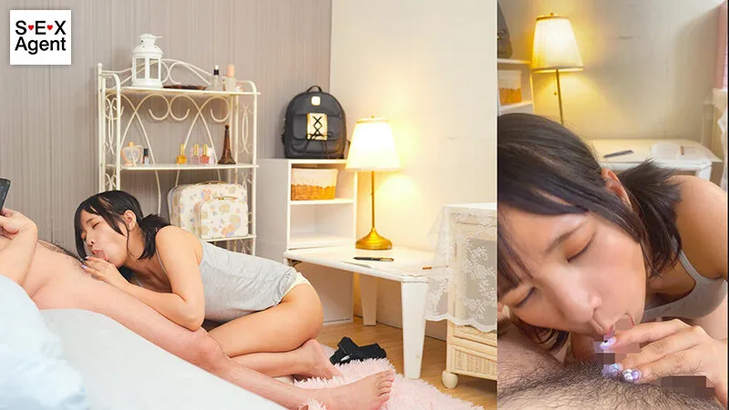 スマホ撮影×定点カメラ 素人カップルの自家製ポルノフェラ サンプル画像 5