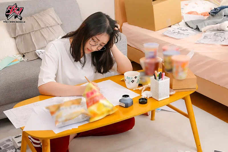 「お願い！チ○ポ見せて！」新刊のために美白ふわとろ巨乳で僕をフル勃起させてくる隣のエロ同人作家お姉さん。 雪代一鳳 サンプル画像 1