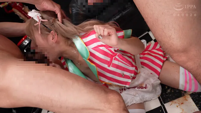 喉姦 ギャル☆ウェイトレス 綾波れん サンプル画像 2