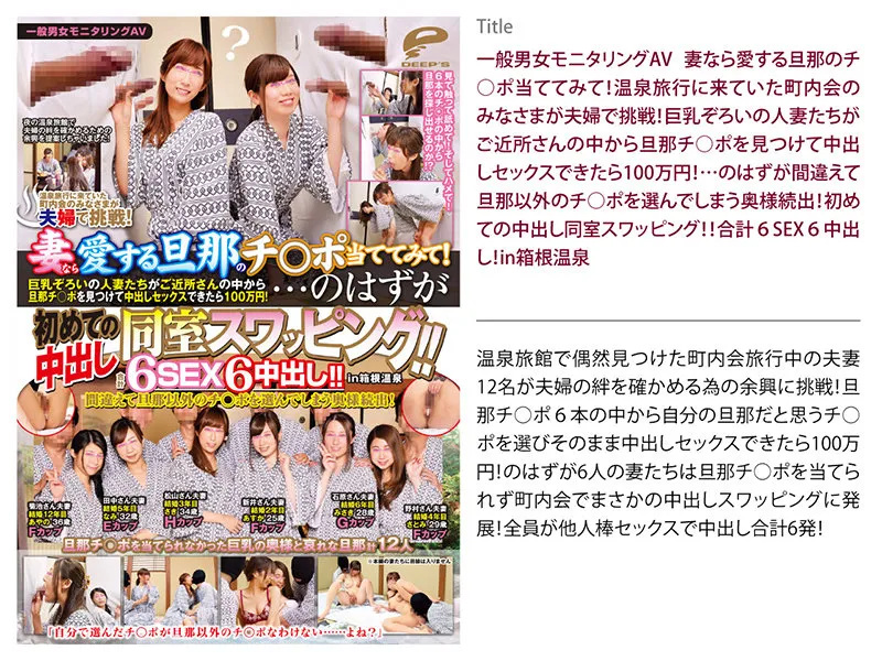 【お中元セット】一般男女モニタリングAV 人気10作品全編ノーカット収録2！ 46人！ 2156分！ サンプル画像 2