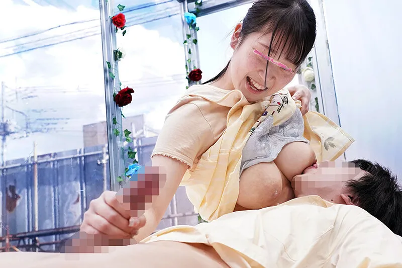 顔出しMM号 童貞限定 ザ・マジックミラー 優しい保育士さんの密着デカパイ授乳手コキ！ピンクの乳首にちゅーちゅー吸い付きながら何度も射精する甘えんぼチ○ポに母性をくすぐられて愛情たっぷり筆おろし！全員生中出し！ サンプル画像 3