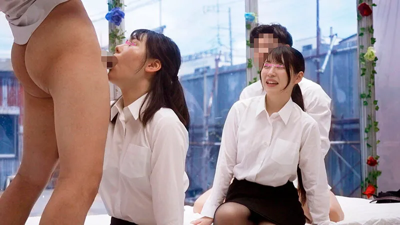 顔出しMM号 新社会人限定 ザ・マジックミラー 社内カップル交換企画！同僚同士の新卒男女4人組が「連続中出しスワッピング脱出ゲーム」に挑戦！大好きな恋人の目の前でイケナイと思いつつも同期の彼チ○ポを生挿入！すぐ横に彼氏がいるのに連続射精中出しSEX！合計中出… サンプル画像 4