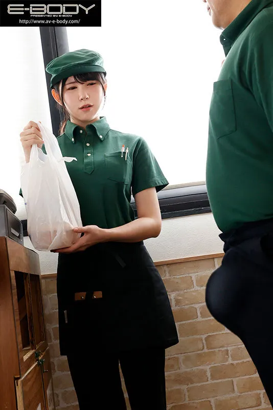 SEXのことで頭が一杯な牛丼チェーン店の巨乳JDバイトは店長のデカチンが気になって今日も仕事に手が付かない 福原みな サンプル画像 1