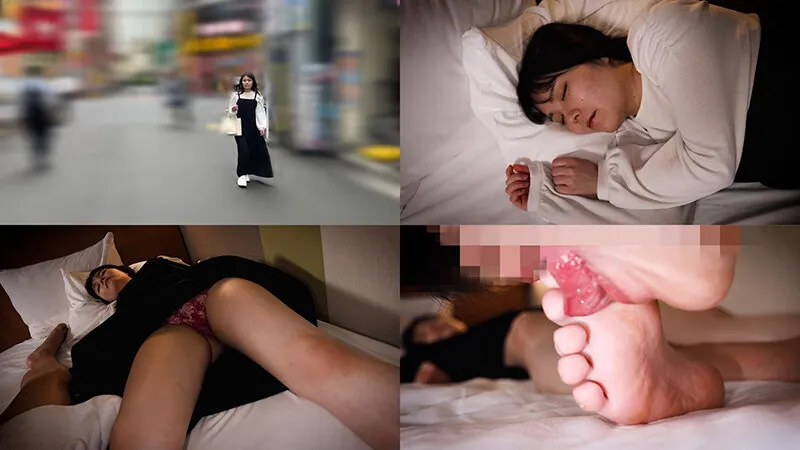 無防備に寝てる女に中出し卑猥行為7 垢抜けない美人 色白学生女 サンプル画像 1