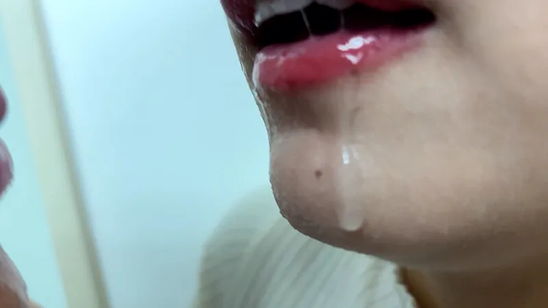 M男が街中で女性に声をかけてキスさせてもらう 美容部員 はるのちゃん サンプル画像 15