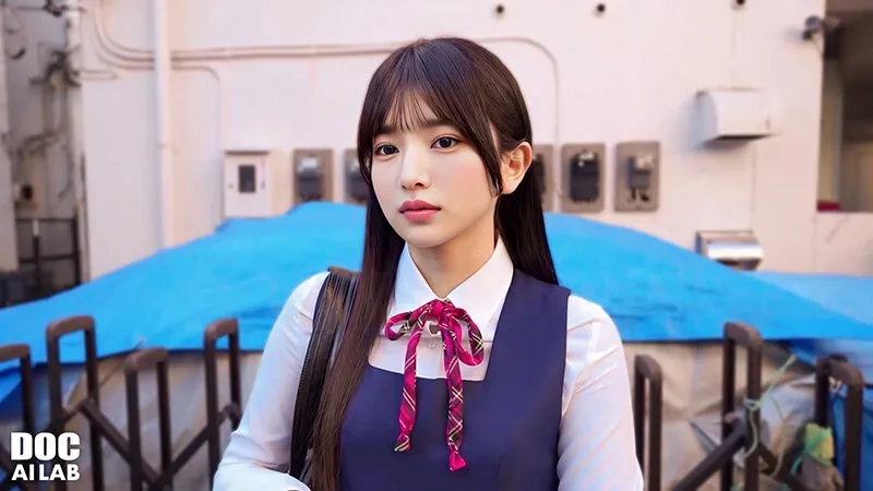 【AI×塩メスガキ】舐メ腐リ制服女子→生チ●ポ理解ラセ→中出シ完堕チ×4名 サンプル画像 1