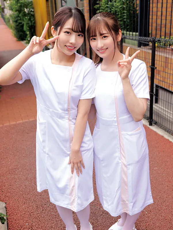 Wカワイイ看護師さん！オナニーじゃないと射精できない遅漏チ○ポを気持ちよーく改善治療///W白衣の天使がヌキヌキハーレムご奉仕//じゅん えりか 【童貞君を探し出して筆おろしセックス出来たら100万円！？】親友の素人娘2人が童貞求めてはじめての逆ナンパ！！あやめ… サンプル画像 1