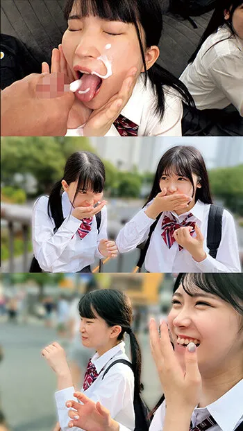 田舎からやって来た修学旅行生に東京観光ごっくんデート 精子を口に入れたままドキドキ散歩 周りに気づかれないようにごっくん ひなのちゃん＆あかりちゃん ラブラブカップル同士が互いのパートナーを交換するスワッピングゲームに挑戦！！相手の彼女＆彼氏をより多く… サンプル画像 4