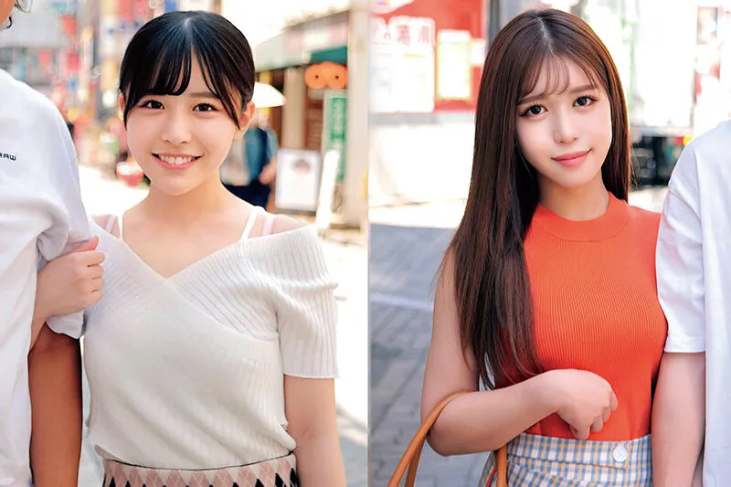 恥じらいたっぷり素人女子大生カップルが挑戦！なりきりダッチワイフカップルゲーム！彼氏が見ている目の前でイケメンAV男優に耳元で甘い吐息を吹きかけられ、見つめられながら全身まさぐられ、激ピストンされても彼女が動かなければ賞金30万！ こなつちゃん あやめちゃん サンプル画像 1