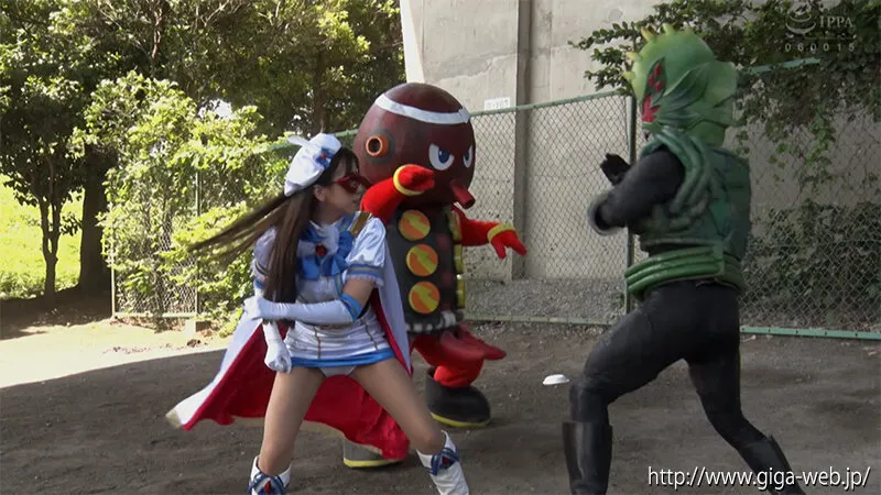 ヒロインを倒せ！ボクの考えた最強怪人 タコさんウインナーの怪人タコサンダーVS魔法美少女戦士フォンテーヌ 宮崎リン サンプル画像 1