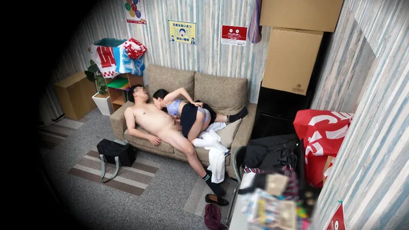 セーラー服着た痴女Gメン 勝手に出したらチ○ポ没収 バックヤードで射精管理されました… 月野かすみ サンプル画像 5