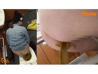 公衆トイレ盗撮 ぶちまけ！うんこ漏らし大失態 サンプル画像 9