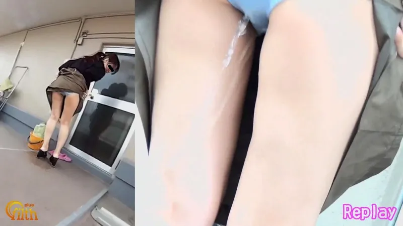 おしっこ限界ガマン女子を見つめた主観映像あり！！トイレに行けなかった…悶絶失態おしっこ漏らし サンプル画像 15