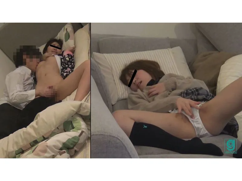 女子校友達 セックス隣でこっそりオナニー サンプル画像 9