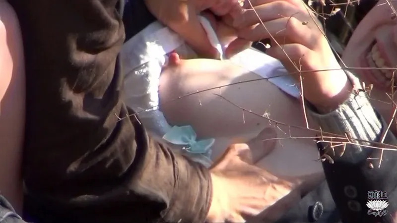 田舎女子学生登校レ●プ サンプル画像 14