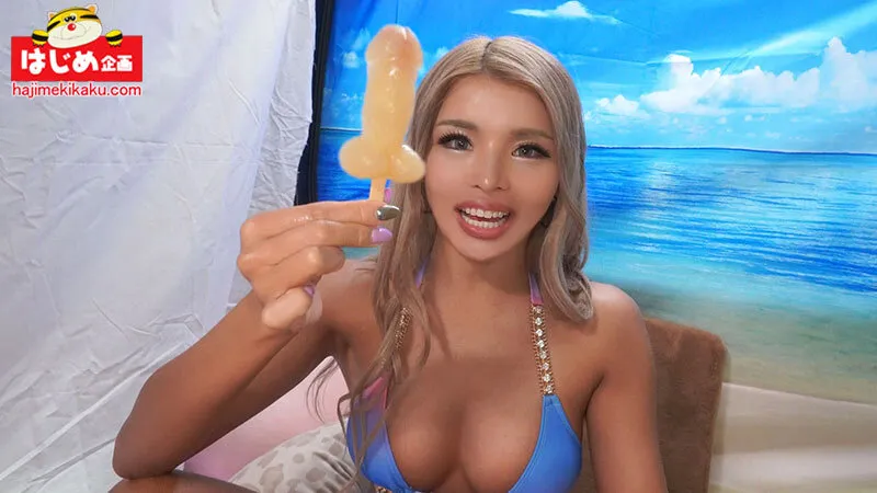 ノリ良し湘南ギャル参戦！棒アイスディープスロート早舐めチャレンジ ミッション失敗で即ズボ生ち●ぽ喉奥フェラ罰ゲーム サンプル画像 7