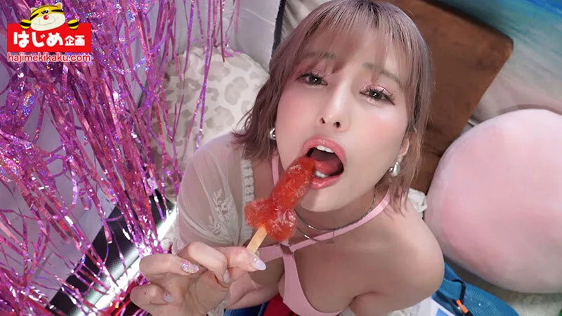 ノリ良し湘南ギャル参戦！棒アイスディープスロート早舐めチャレンジ ミッション失敗で即ズボ生ち●ぽ喉奥フェラ罰ゲーム サンプル画像 9