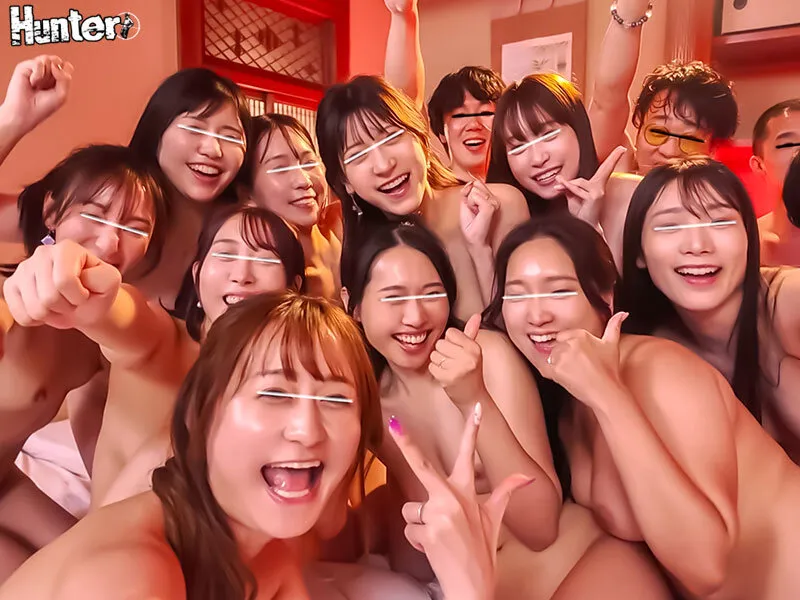 ヤリサー同窓会！全員が大学時代にヤリまくった関係の30代男女！みんな家庭もあるし今となってはいい思い出。でも今日ぐらいは…！大人になりきれない男女は酒が入ればゲスな下心がむき出しに！あちこちで同時多発挿入！ サンプル画像 4