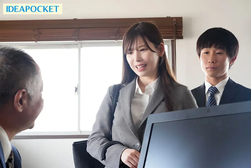 出張先が記録的豪雨で童貞部下と突然相部屋に…雨で濡れた身体に興奮した部下に襲われ朝まで9発のびしょ濡れ絶倫性交 明里つむぎ サンプル画像 1