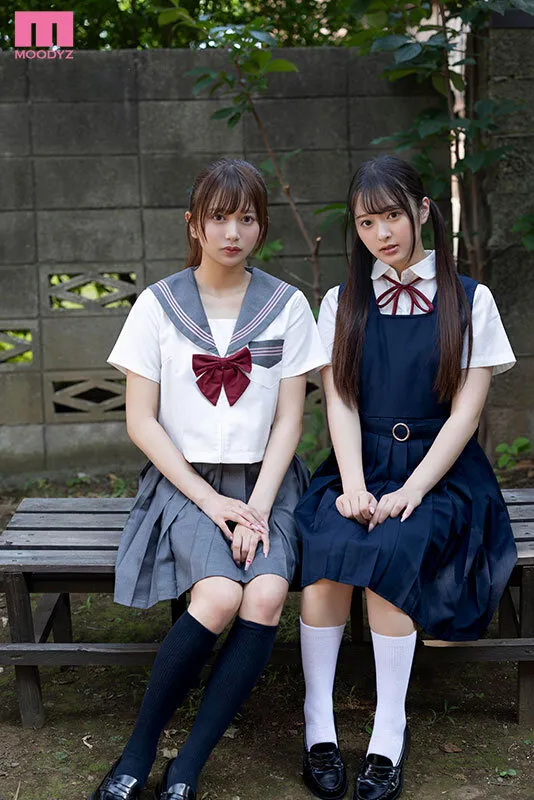 施設と俺の家、どっちがいいんだ？二人でいるために親戚のキモおぢに毎晩ご奉仕を繰り返す中出し姉妹丼逆3P 北岡果林 花守夏歩 サンプル画像 1