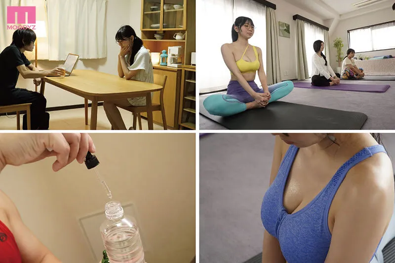 中出し妊活ヨガ教室-媚薬と排卵誘発剤で汗だくでイカされ続けた地味スレンダー巨乳若妻- 百田光稀 サンプル画像 1