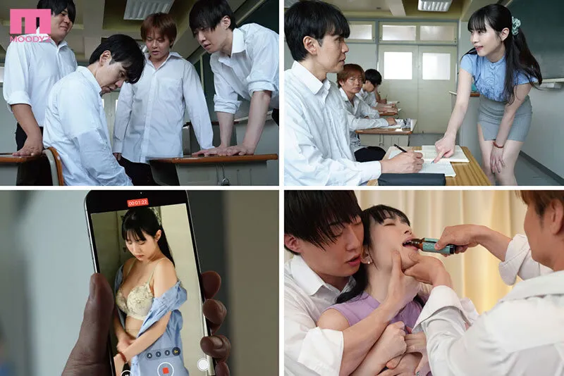 いじめからかばってくれたのに…優しい白岩先生が目の前でレ●プされる姿にフル勃起。命令され一緒に犯してしまった最低なボク… 白岩冬萌 サンプル画像 1