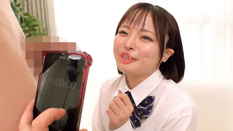 恥ずかしがり屋の清楚な素人女子〇生が「お口だけでコンドーム装着」に挑戦！制限時間内に装着することが出来たら賞金GET！失敗したらコンドームポイッ！して即ズボ！生ハメ！生中出しSEX！ノーハンドで顔よりも大きなデカチンを咥え赤面発情しちゃった女の子4名 サンプル画像 18