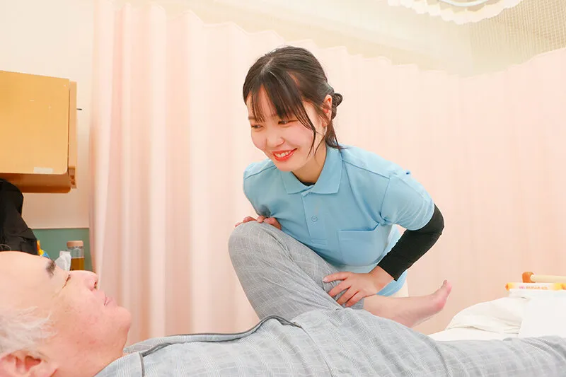 尿もれ改善トレーニング中に美人理学療法士がおっぱいを押しつけてくるので勃起が止まらない（9） サンプル画像 7