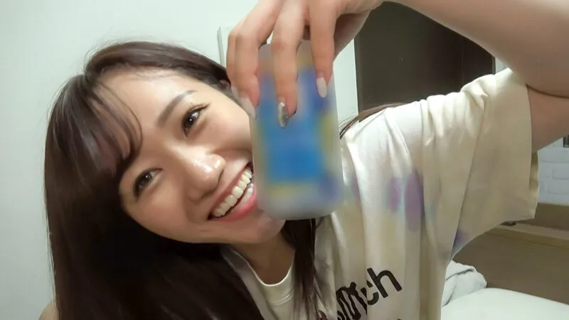 中出し部屋呑みドキュメント 圧巻天然巨乳の性格100点癒し女神 わか菜ほの サンプル画像 9