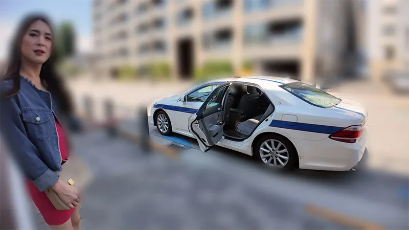 僕とおちんちんのついている彼女の一日、タクシーデート3 姫野じゅり サンプル画像 1